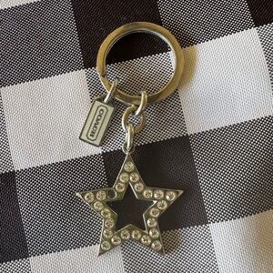 COACH Rhinestone Keychain Y2K Vintage